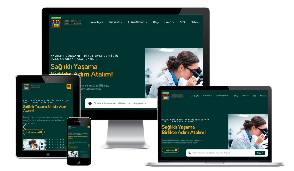 Diyetisyen Hazır Web Sitesi